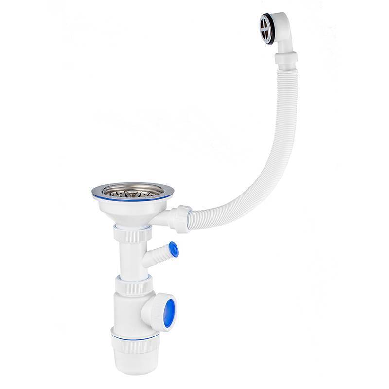 Сифон для раковины Alcaplast A41P 1 1/4 x 40 мм со штуцером и решеткой 63 мм A41P