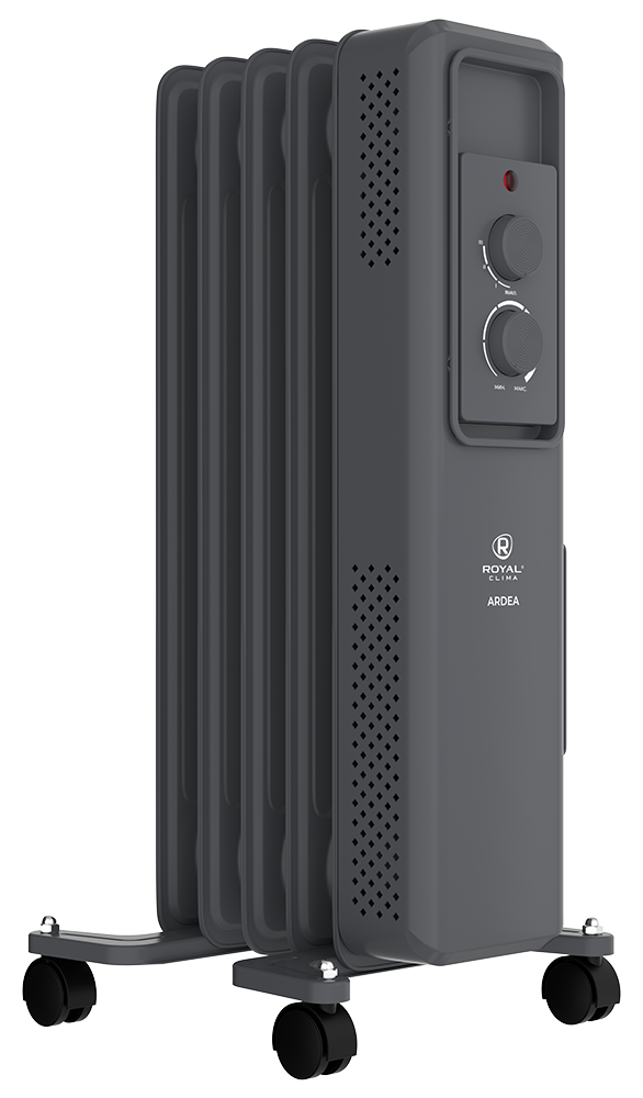 Масляный радиатор Royal Clima ARDEA ROR-AR5-1000M 1000 Вт 5 секций ROR-AR5-1000M