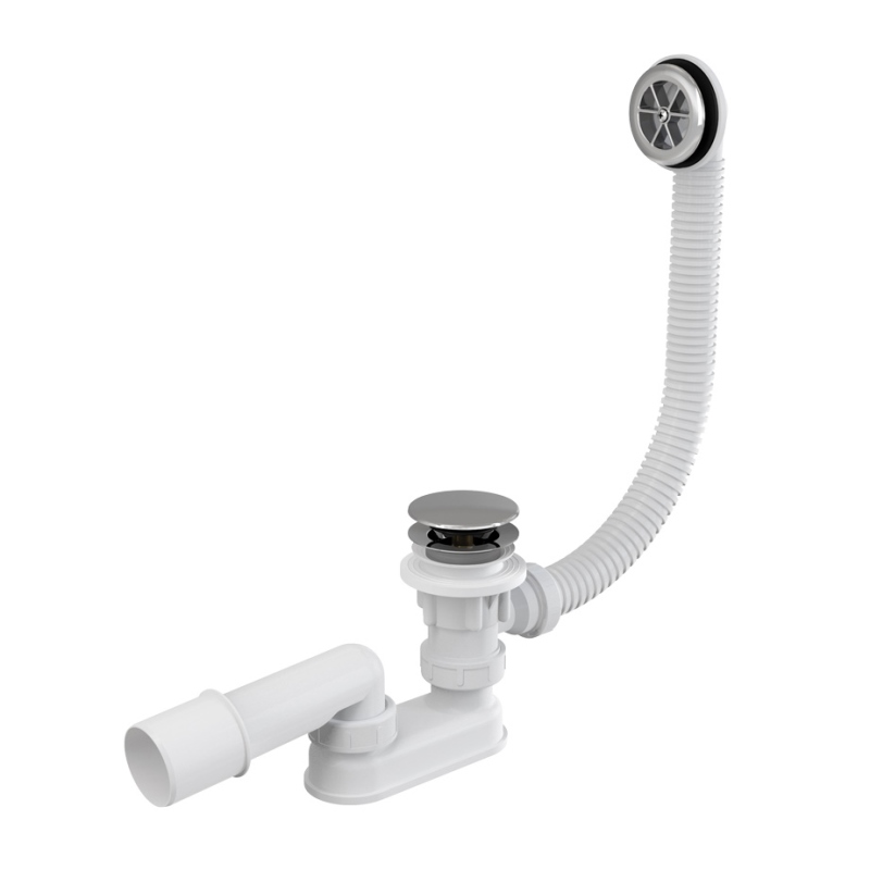 Слив-перелив A505CRM для ванны click-clack 40/50 x 570 мм, хром