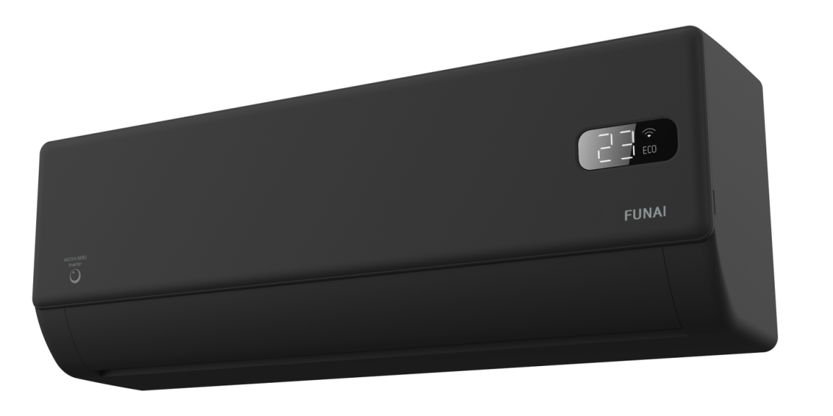 Инверторная сплит-система FUNAI AKOYA NERO Inverter RAC-I-AN25HP.D01 комплект