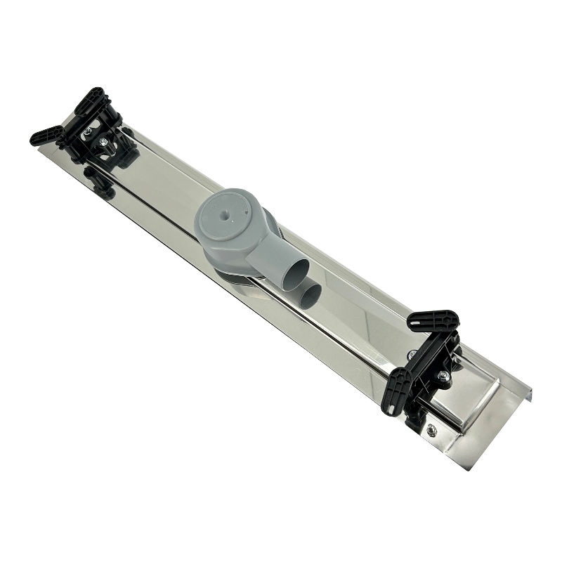 Лоток душевой APZ23-DOUBLE9 750 мм, с решеткой DOUBLE (полная или под плитку), нерж.сталь