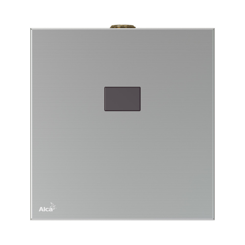 Кнопка смыва ИК Alcaplast для писсуара, металл, 12 B (подключение к сети)