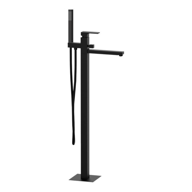 Смеситель для ванны Remer Absolute AU08NO, чёрный матовый