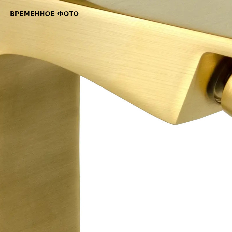 Смеситель для биде Remer Absolute однорычажный брашированное золото AU22BG