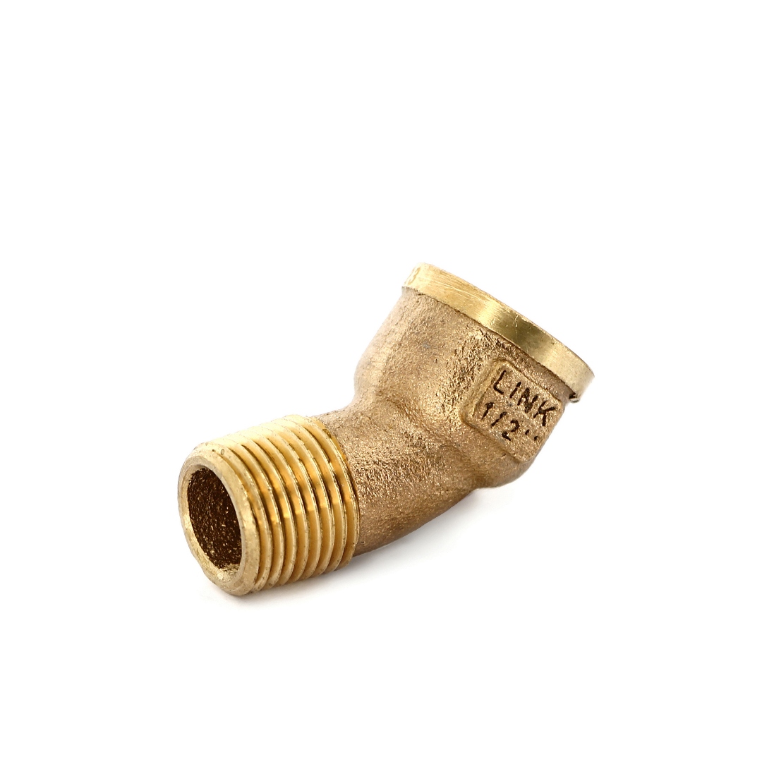 Угольник 45° Viega бронзовый НВ 1/2 509084