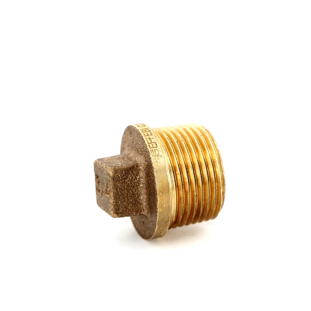 Заглушка резьбовая наружная Viega 3/4 бронза 506104