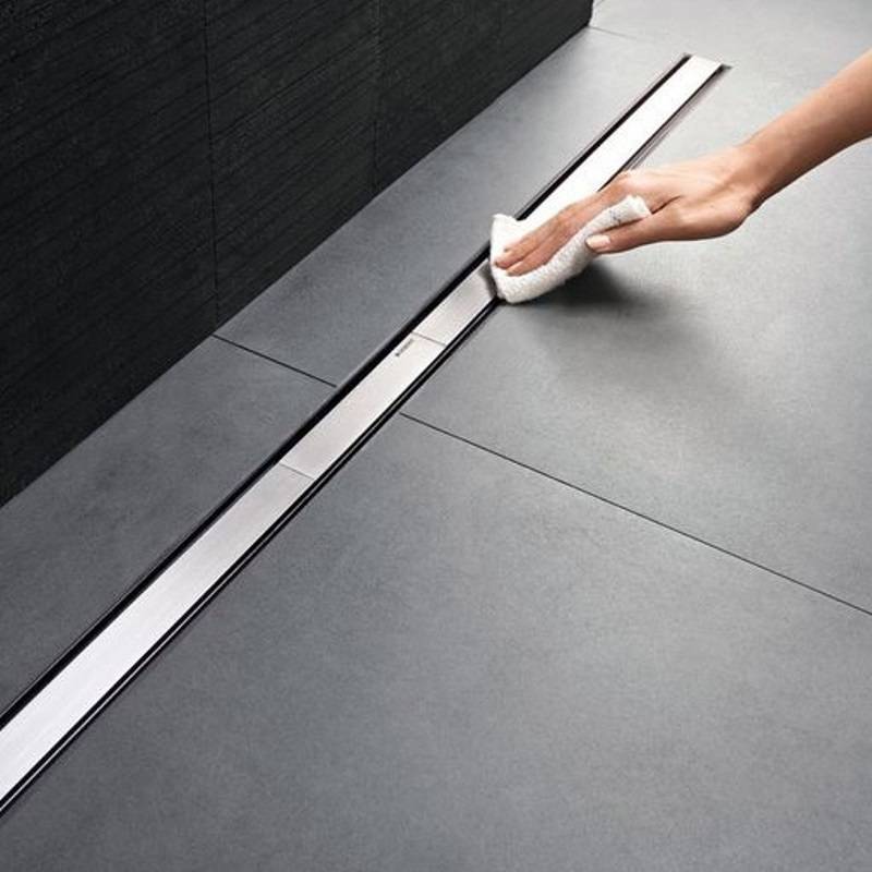 Комплект душевого лотка Geberit CleanLine20 154.152.00.1 / 154.450.KS.1 нержавеющая сталь