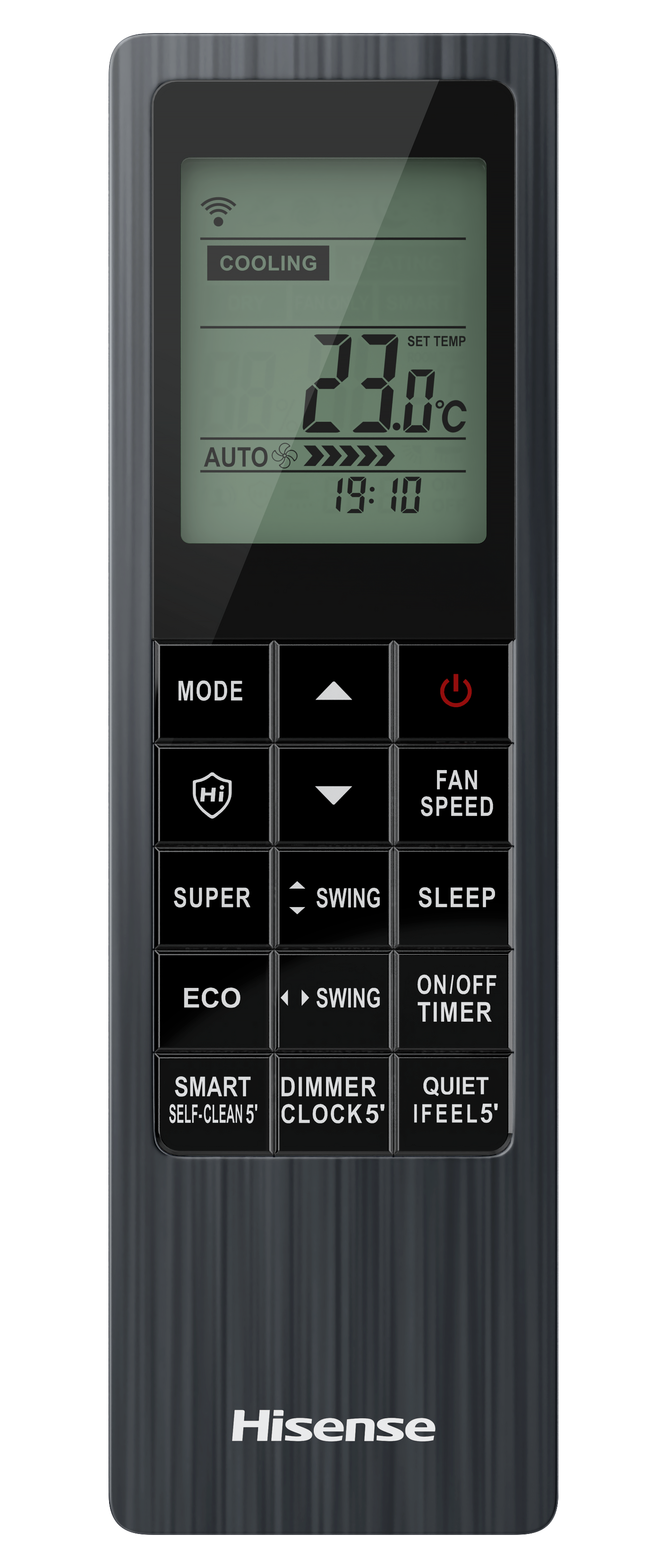 Инверторная сплит-система Hisense BLACK CRYSTAL SUPER DC Inverter Wi-Fi AS-10UW4RVETG01(B) комплект
