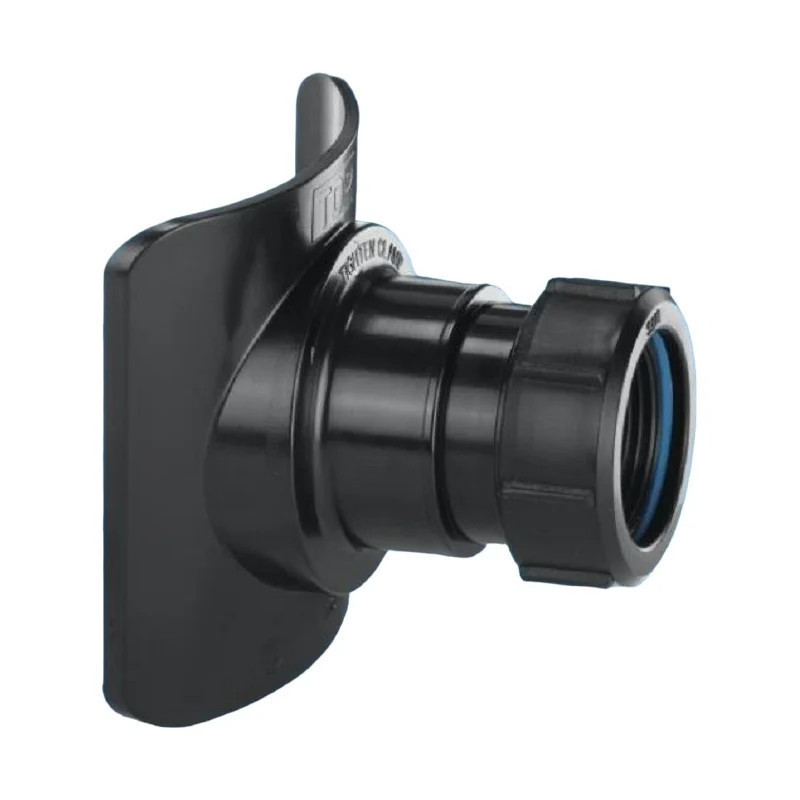 Переходный элемент Sinikon 110x50 мм компрессионное соединение черный 507127