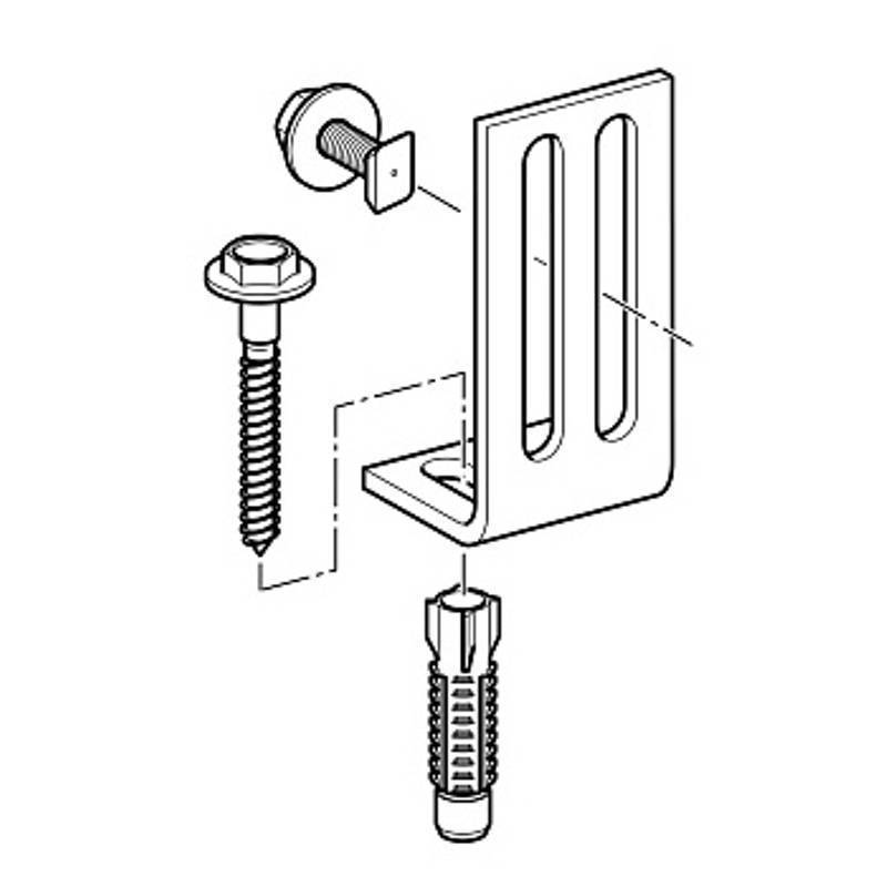 Кронштейн Geberit GIS монтажный длинный 461.140.00.1