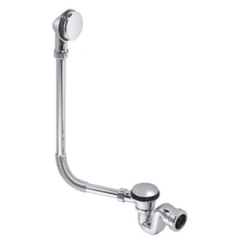 Сифон для ванны TIM латунный с выпуском и переливом 1 1/4х40 мм 507529