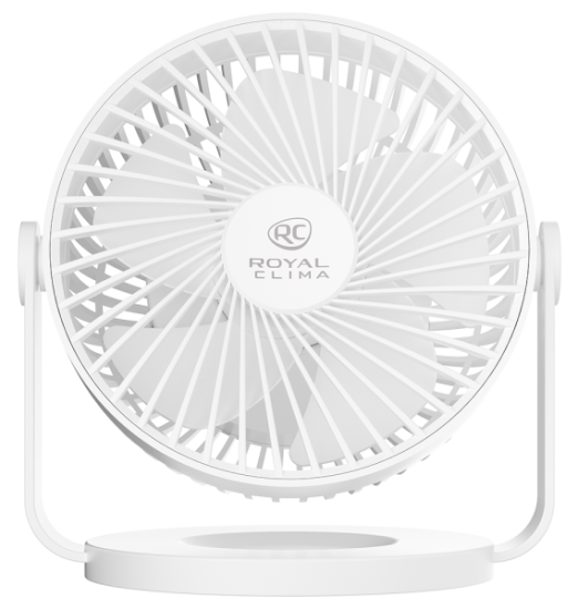 Вентилятор настольный ROYAL CLIMA RSF-0401M-WT аккумуляторный RSF-0401M-WT