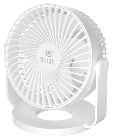 Вентилятор настольный ROYAL CLIMA RSF-0401M-WT аккумуляторный RSF-0401M-WT