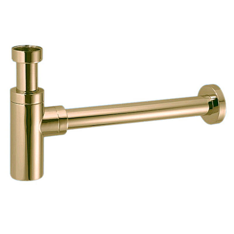 Сифон для раковины Remer 97 MINI бутылочный латунный 1 1/4х32 мм труба 300 мм бронза 507485