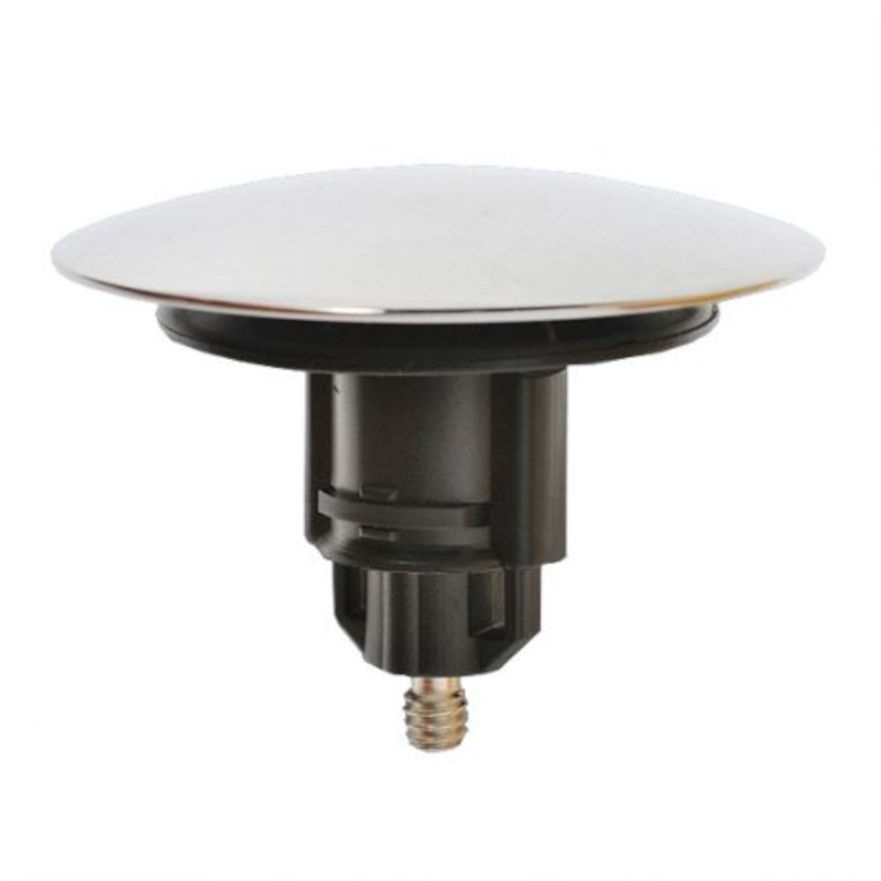 Пробка McAlpine D70 мм латунная, для MRB12, click-clack, хром