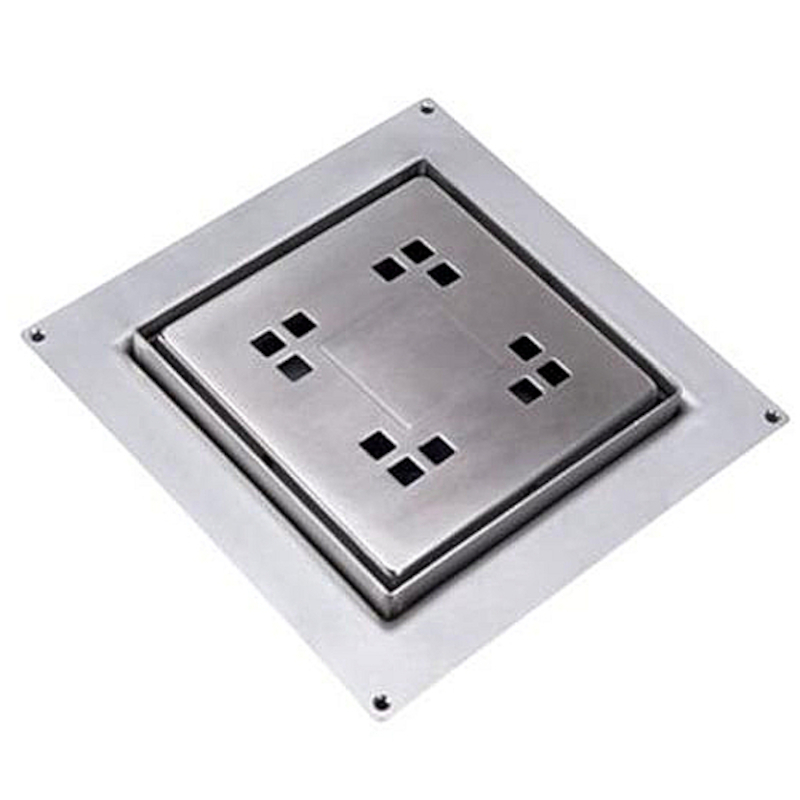 Насадка сливная MasterProf 150x150 мм нержавеющая сталь дизайн MACINTOSH 506798