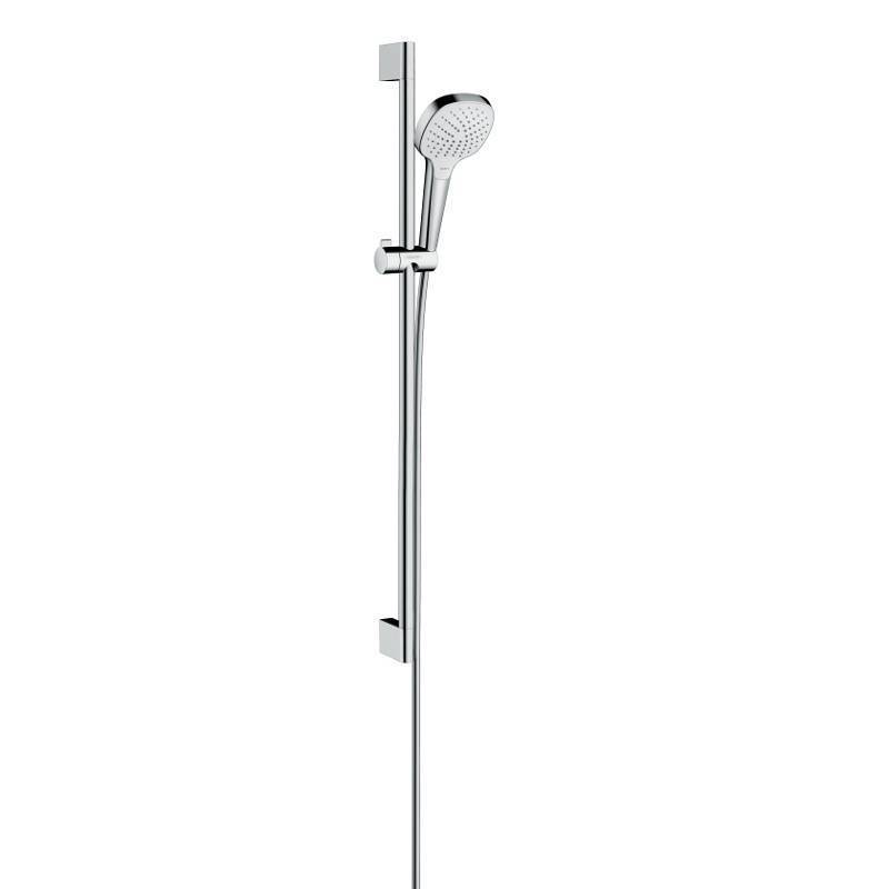 Душевой гарнитур Hansgrohe Croma Select E Multi со штангой 65 см белый/хром 26580400