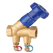 Клапан балансировочный CIM 718LP автомат. 3/4 измер. ниппели и импульс. трубка, Kvs 4.9