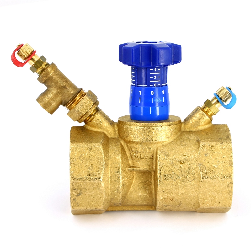 Клапан балансировочный CIM 787OTDP ручной 2', с перемен. диафрагм. и тройником для капил. трубки