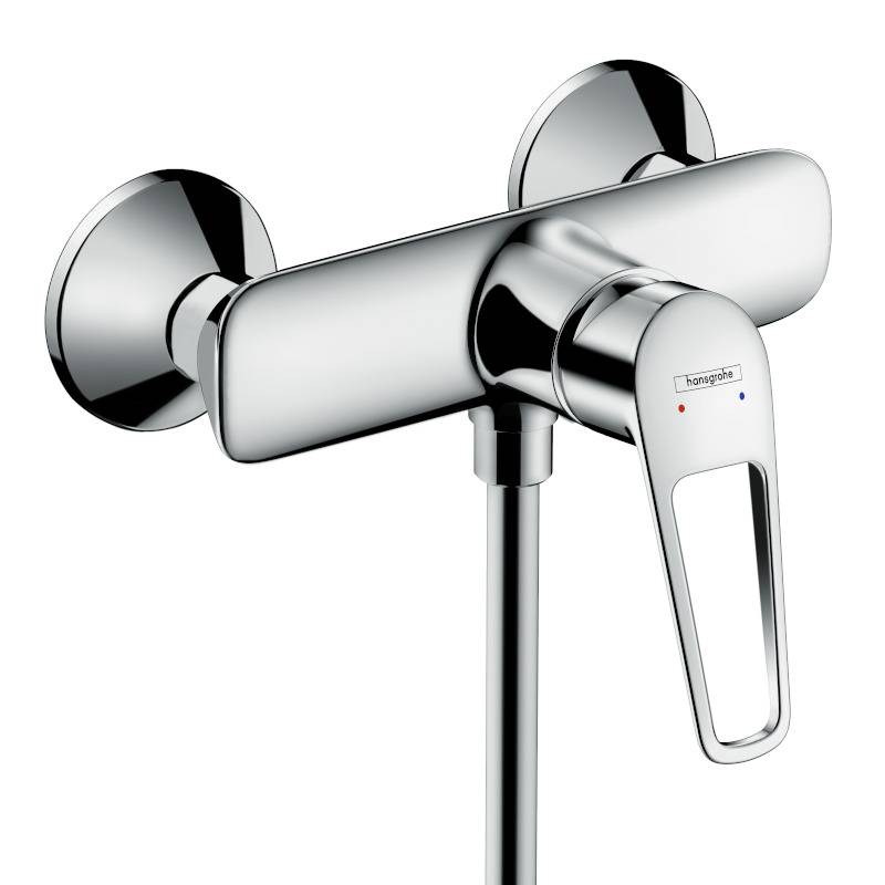 Смеситель для раковины Hansgrohe Logis Loop 100 со сливным гарнитуром хром 71151000