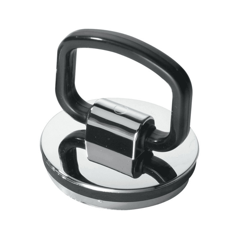 Пробка пластиковая с круглым держателем под сливную решётку D70/85/113мм; цвет-хром