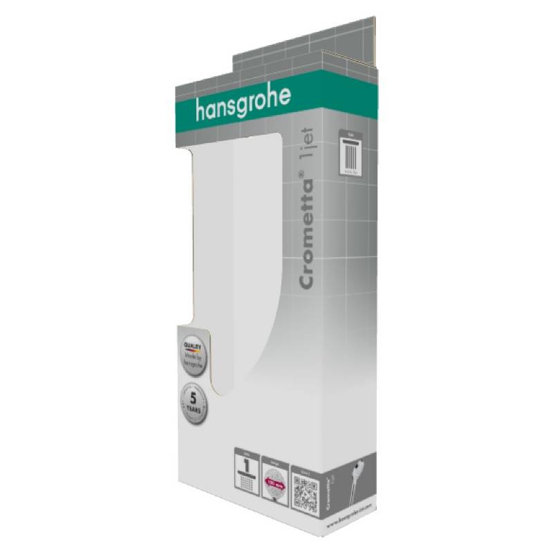 Ручной душ Hansgrohe Crometta 1jet белый/хром 26331400