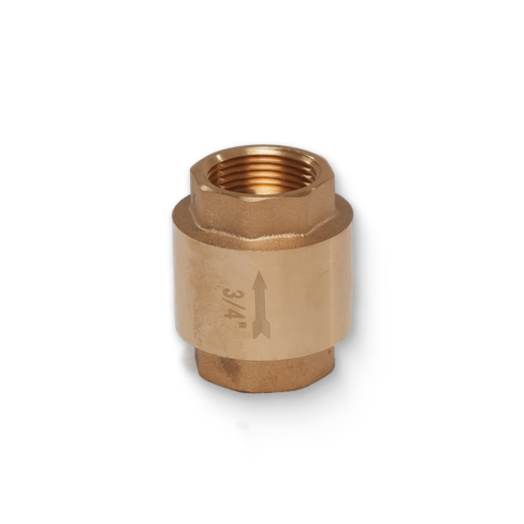 Клапан обратный ВВ 3/4 пружинный с латунным затвором