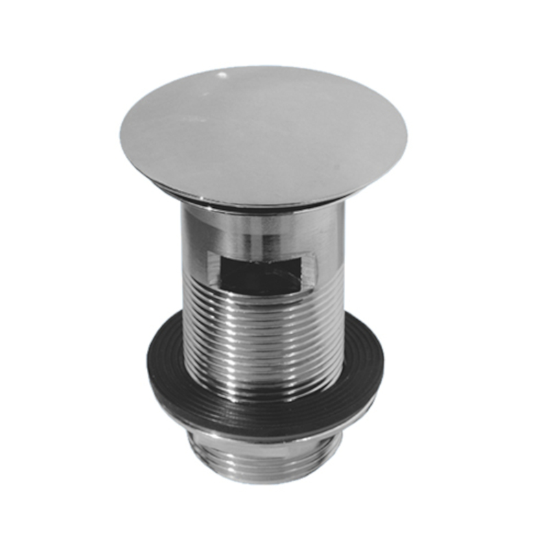 Выпуск 60 мм сливная решетка, с пробкой, металлический, выход на 1 1/4, хром