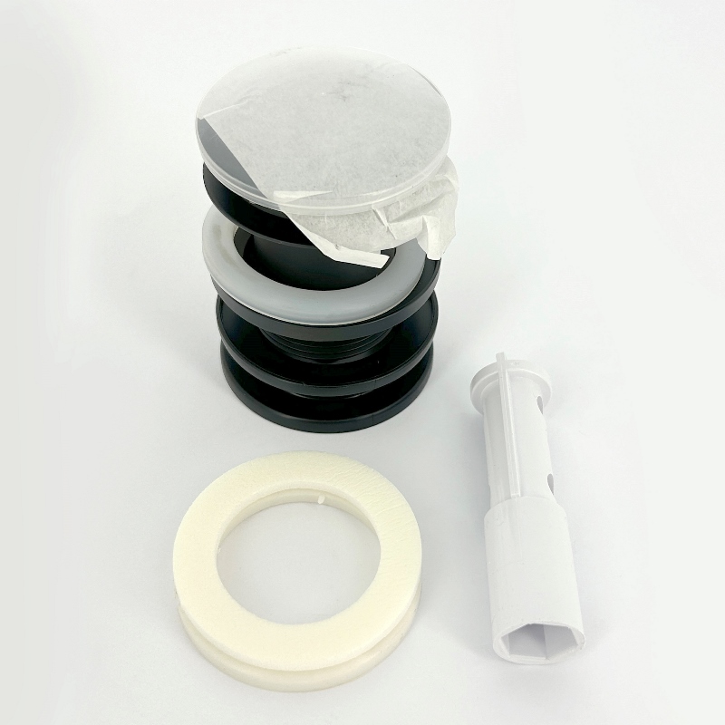 Выпуск 60 мм нерж. решетка с пробкой, выход 1 1/4, чёрный  матовый