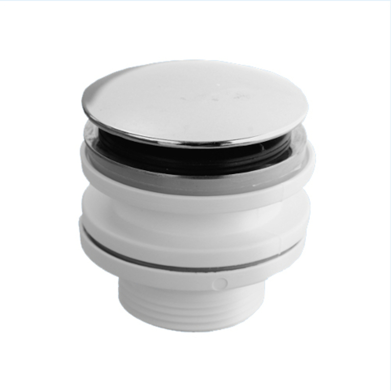 Выпуск 60 мм нерж. решетка с пробкой, выход 1 1/4, хром