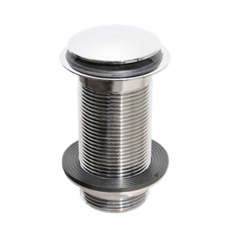 Выпуск для раковины Aquant латунный без перелива кнопка H 70 мм D 60/50 мм 505937