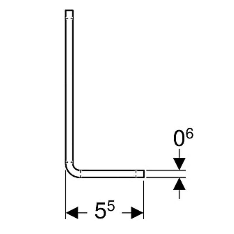 Кронштейн Geberit GIS монтажный длинный 461.140.00.1