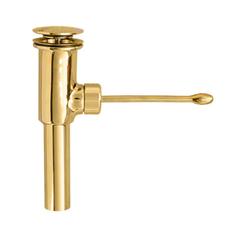 Выпуск Mecalit латунный с рычагом управления H 220 мм D 60 мм 505896