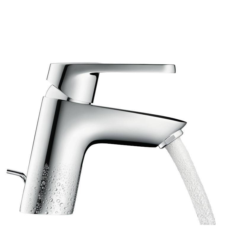 Смеситель для раковины Hansgrohe Logis Loop 70 со сливным гарнитуром хром 71150000