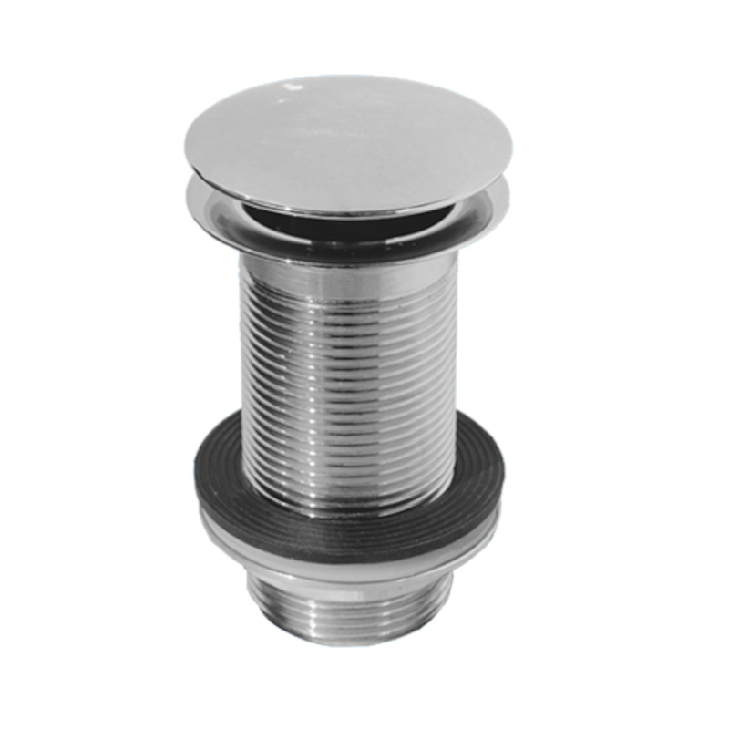 Выпуск для раковины Aquant латунный без перелива с грибком H 90 мм D 60 мм 505944