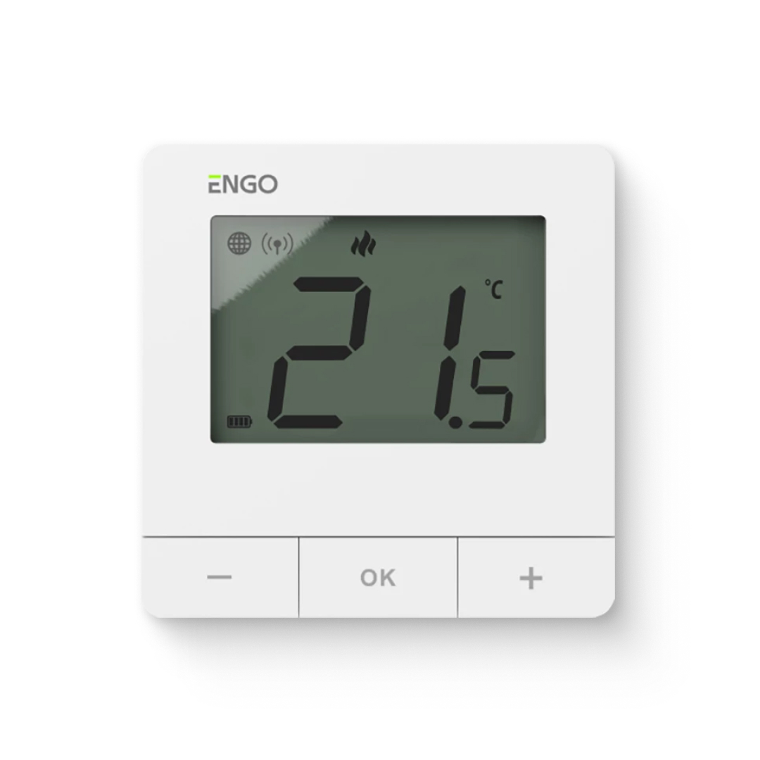 Умный терморегулятор ZigBee/868 МГц, 2хАА, белый