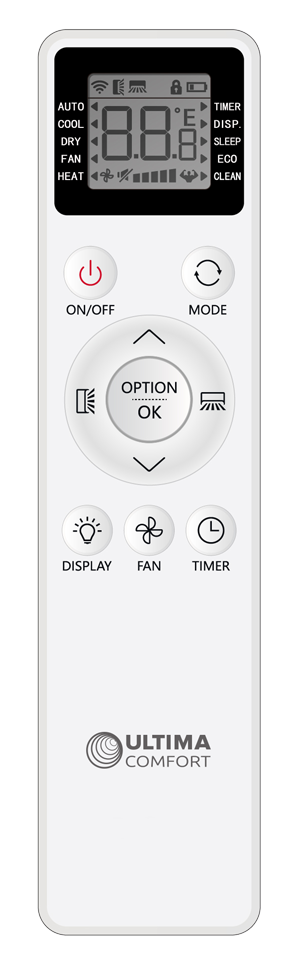 Сплит-система инверторная ULTIMA COMFORT ECLIPSE Inverter ECP-I12PN (комплект)