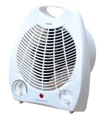 Тепловентилятор ECOSTAR RUSH 2000 Вт EFH-R2000DS-WT белый