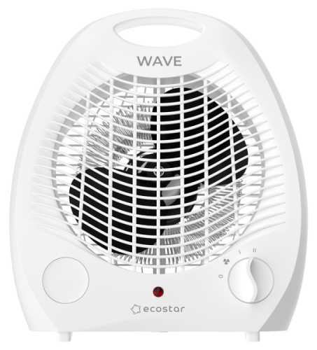 Тепловентилятор ECOSTAR WAVE 2000 Вт EFH-W2000DS-WH