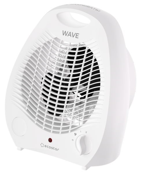 Тепловентилятор ECOSTAR WAVE 2000 Вт EFH-W2000DS-BL