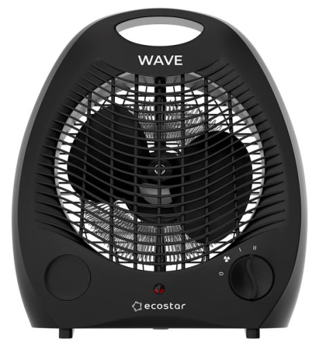 Тепловентилятор ECOSTAR WAVE 2000 Вт EFH-W2000DS-BL