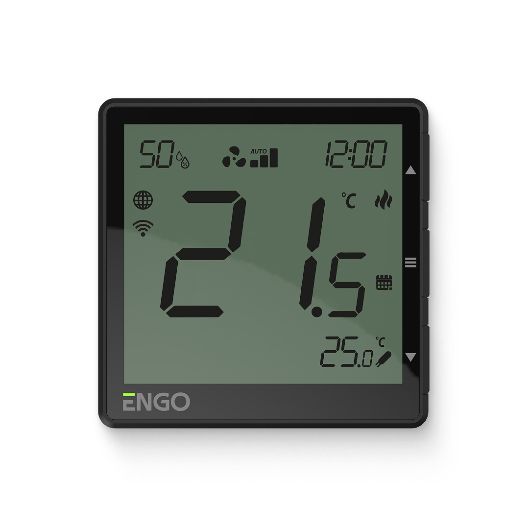 Термостат ENGO Controls EFAN встраиваемый программируемый WiFi белый EFAN230W