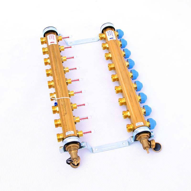 Коллекторная группа Watts HKV/T с расходомерами 1x3/4 EK 9 выходов 10004203