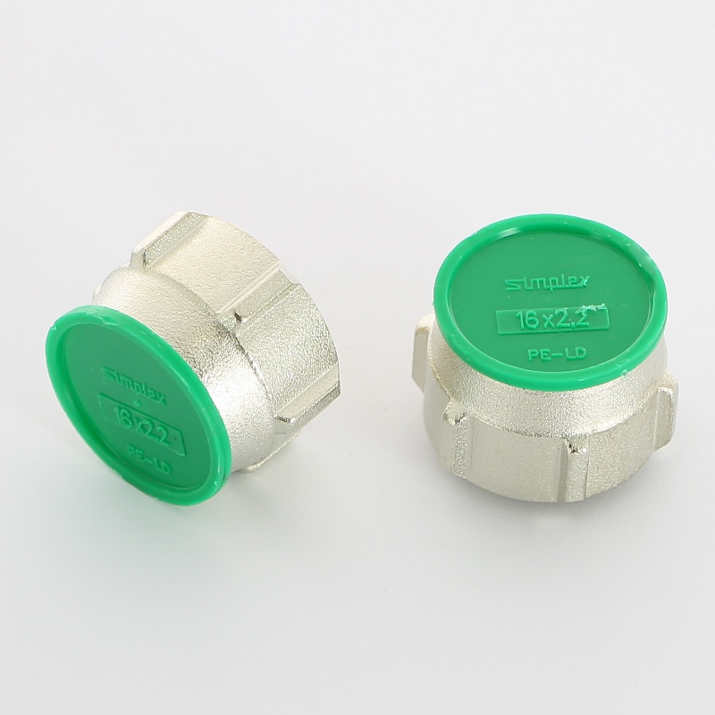 Соединитель обжим-В 16(2.2) х 3/4 ЕК (компл. 2 шт), для полиэтиленовых труб