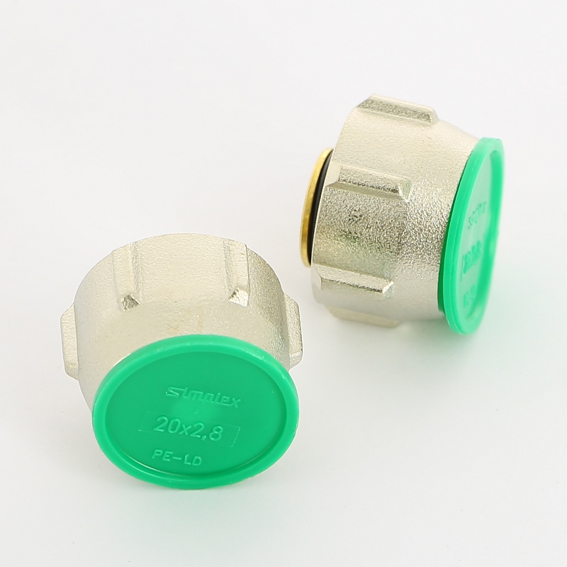 Соединитель обжим-В 20(2.8) х 3/4 ЕК (компл. 2 шт), для полиэтиленовых труб