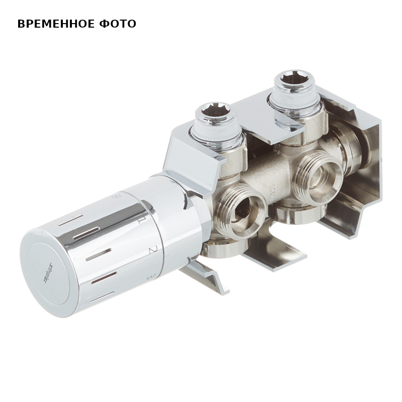 Узел нижнего подключения универсальный Simplex Design 1/2 x 3/4 EK комплект хром F12161