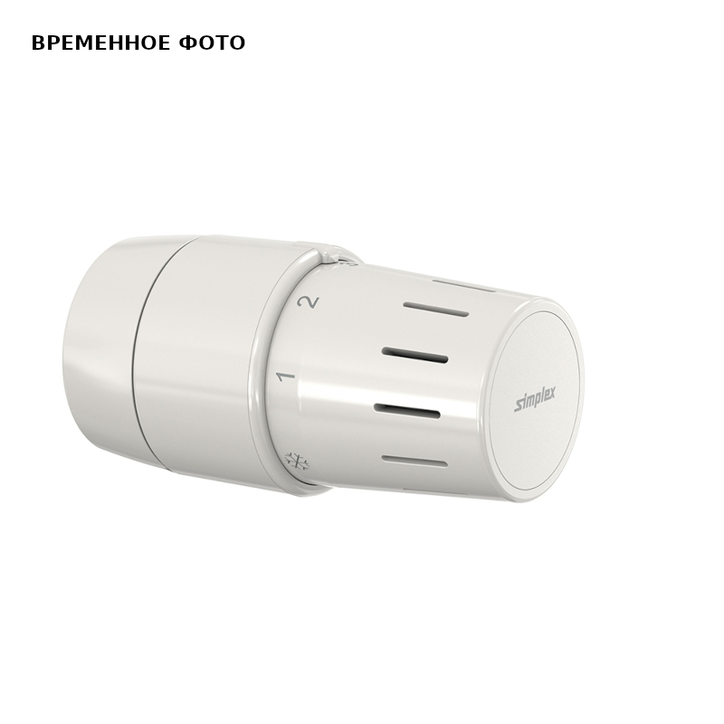 Термостатическая головка Tiemme Standard TC-S3 с клеммным соединением и установкой нуля F35342