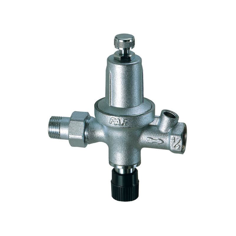 Редуктор НР-ВР 1/2 для автомат. подпитки с замкнутым контуром, под манометр, с обратным клапаном