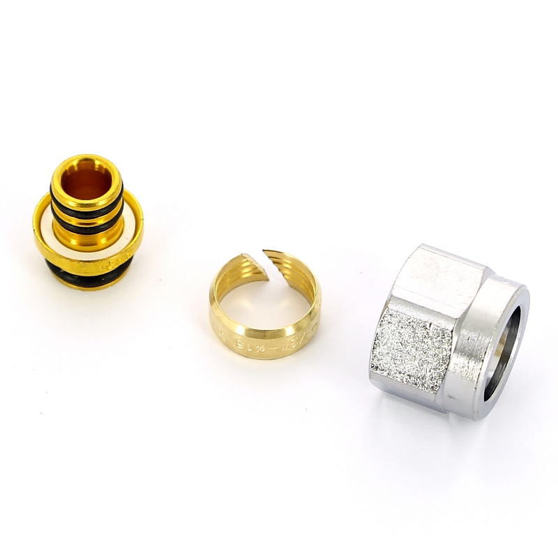 Концовка для м-пл. труб 16х2 евроконус 1/2