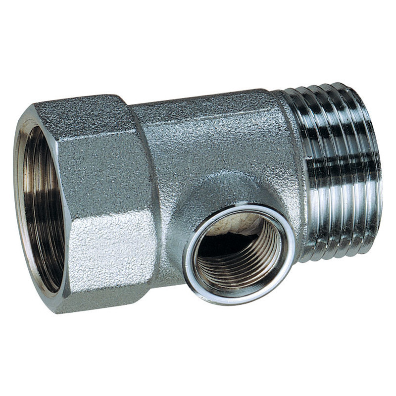 Хромированный тройник для термометра 1”